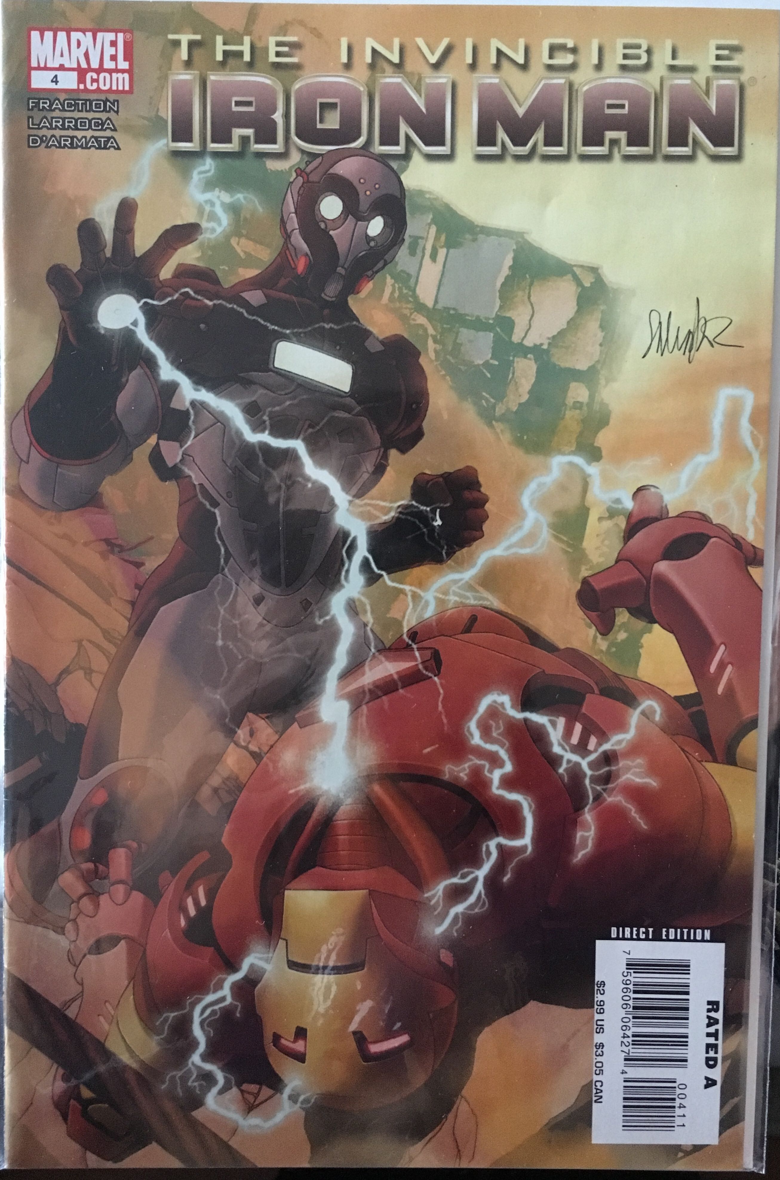 Invincible Iron Man, The - Marvel (4 - 10/2008) comic book collectible [Barcode 759606064274] - Main Image 2