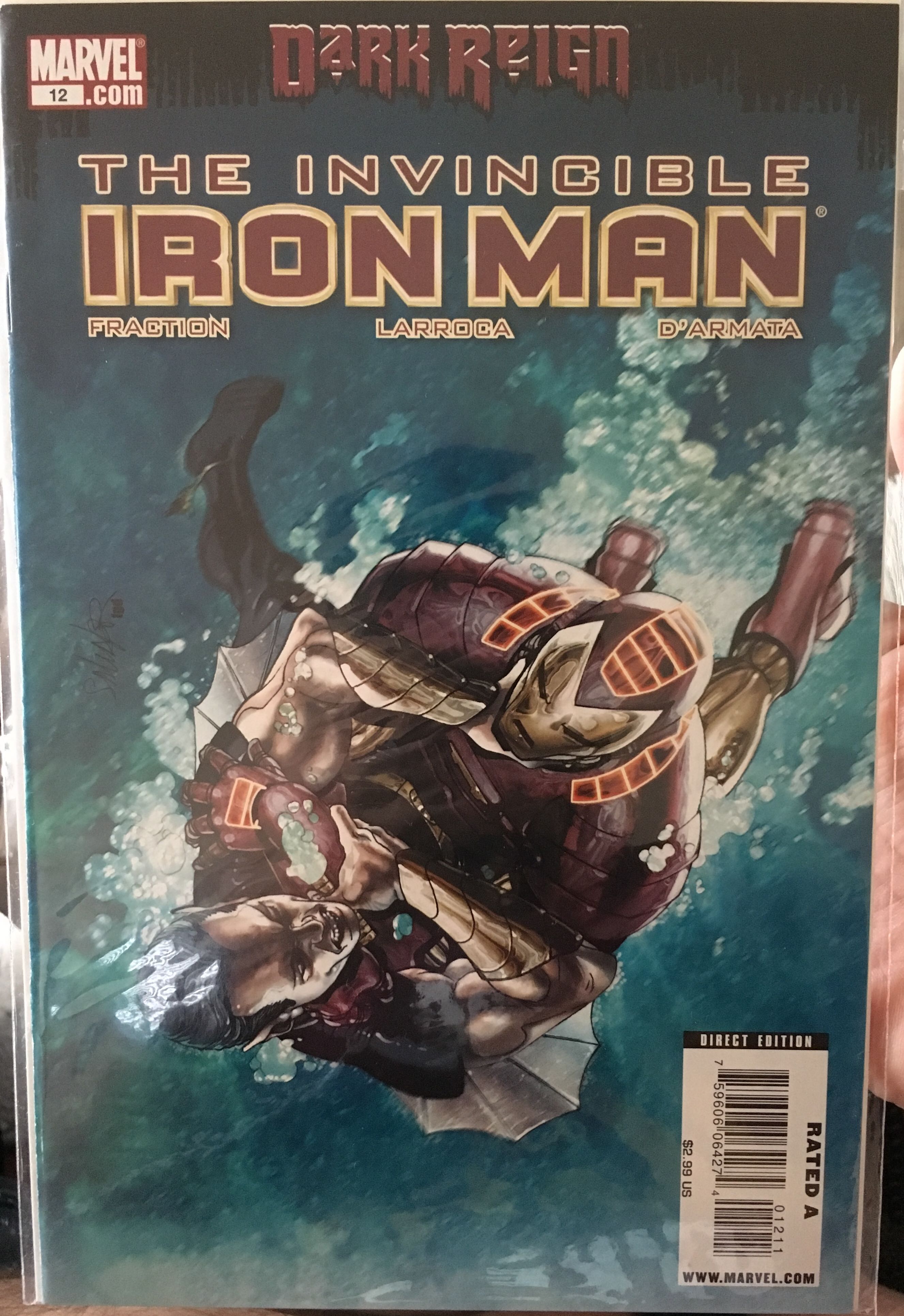 Invincible Iron Man, The - Marvel (12 - 06/2009) comic book collectible [Barcode 759606064274] - Main Image 2
