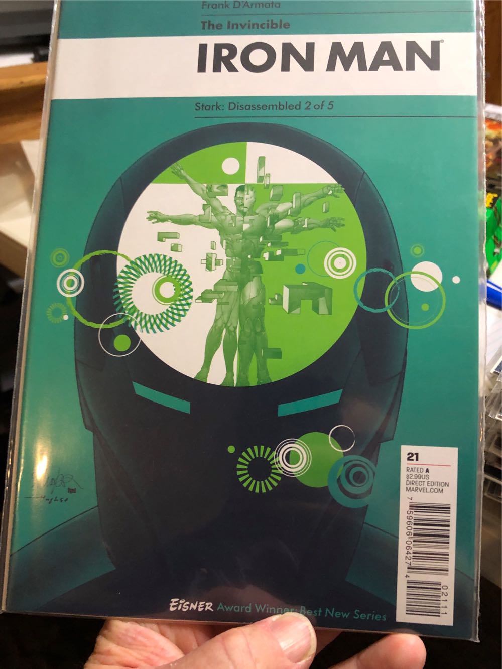 Invincible Iron Man (2008) - Marvel Comics (21 - Feb 2010) comic book collectible [Barcode 75960606427402111] - Main Image 2