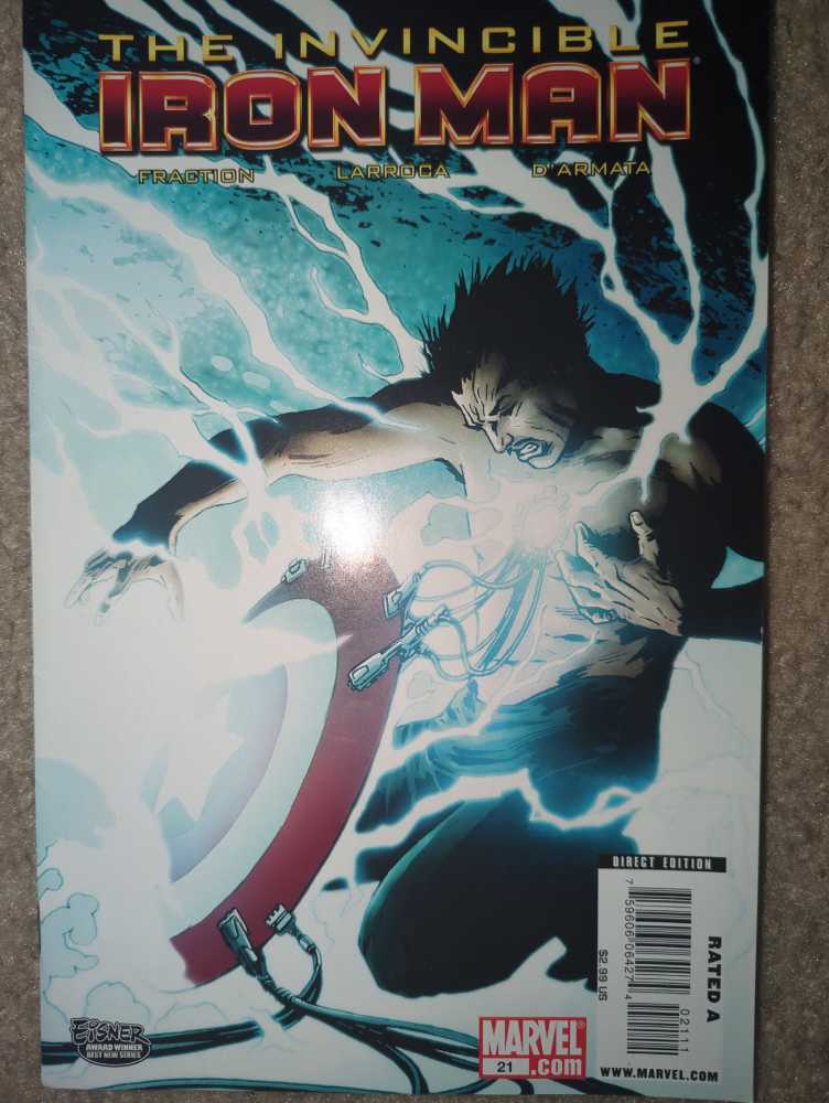 Invincible Iron Man (2008) - Marvel Comics (21 - Feb 2010) comic book collectible [Barcode 75960606427402111] - Main Image 3