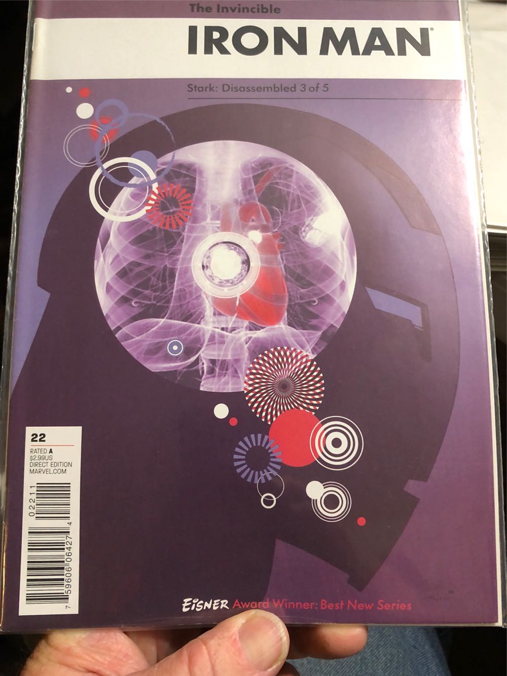 Invincible Iron Man (2008) - Marvel Comics (22 - Mar 2010) comic book collectible [Barcode 75960606427402211] - Main Image 2