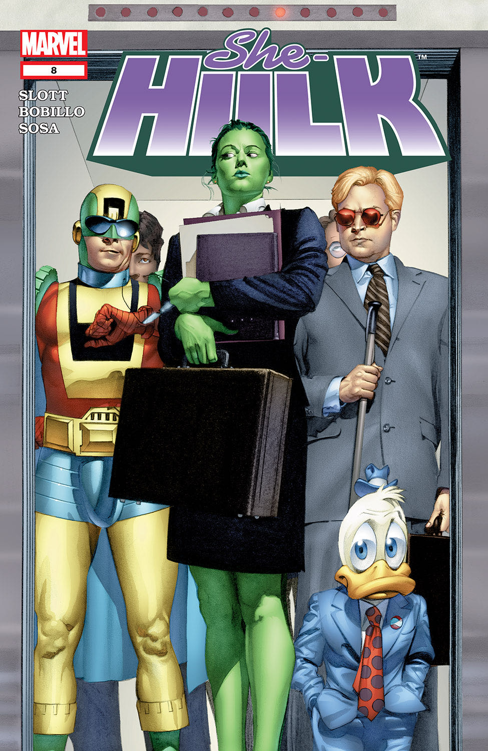 She-Hulk - Marvel Comics (8 - 07/2006) comic book collectible [Barcode 759606057146] - Main Image 2
