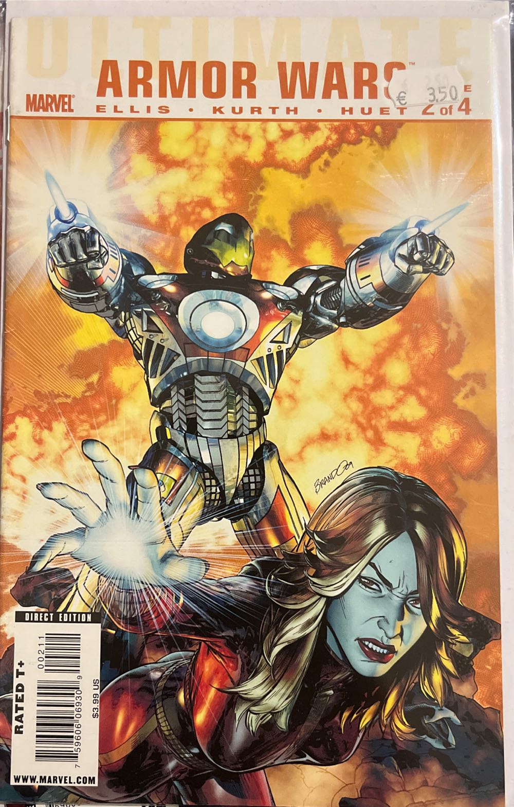 Ultimate Comics: Armor Wars (2009) - Marvel (2 - Apr 2010) comic book collectible [Barcode 75960606930900411] - Main Image 2