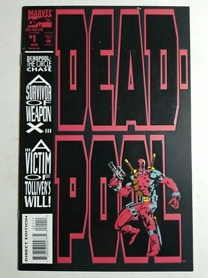 Deadpool: The Circle Chase - Marvel Comics (1 - Aug 1993) comic book collectible [Barcode 759606024735] - Main Image 2