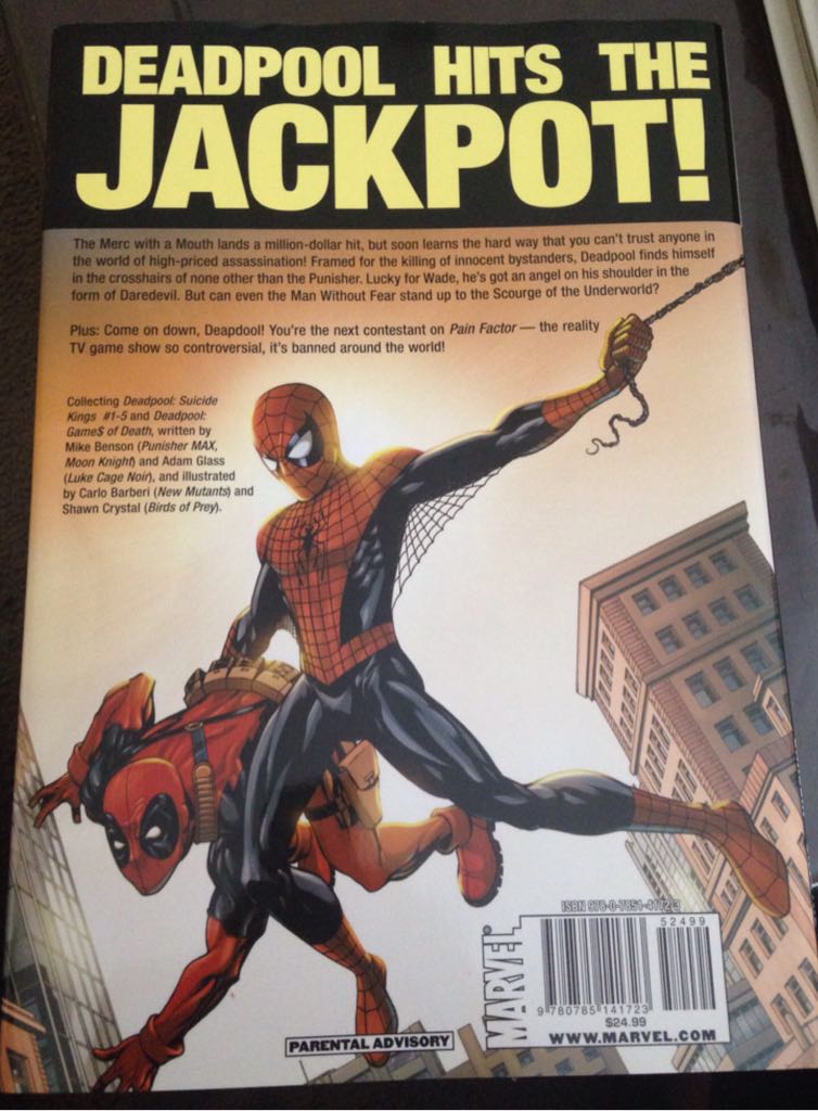 Deadpool: Suicide Kings - Marvel comic book collectible [Barcode 9780785141723] - Main Image 2