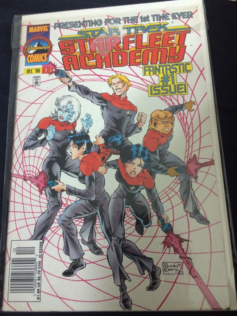 Star Trek Starfleet Academy  (1 - 12/1996) comic book collectible [Barcode 009281036692] - Main Image 1
