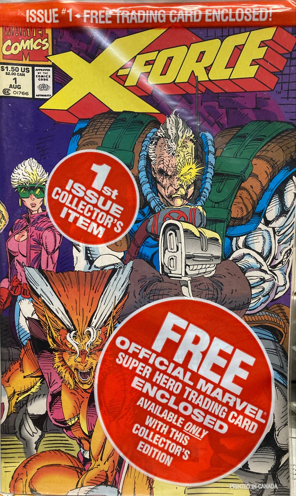 X-Force - Marvel Comics (1 - Aug 1991) comic book collectible [Barcode 009281017660] - Main Image 4