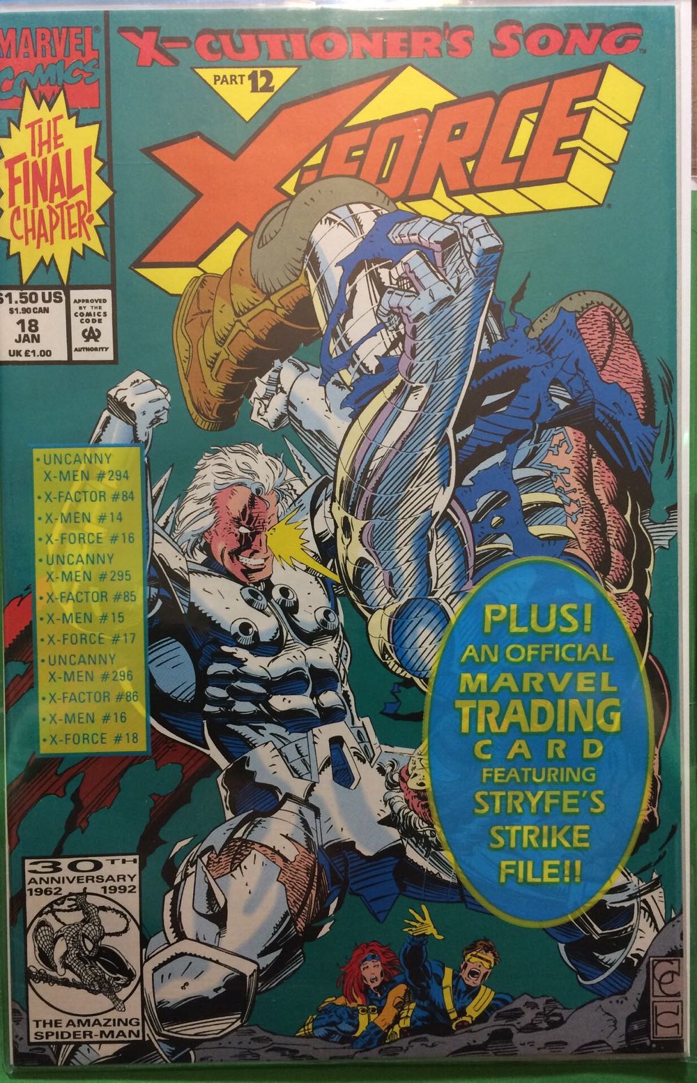 X-FORCE - Marvel Comics (18 - Jan 1993) comic book collectible [Barcode 759606017669] - Main Image 3