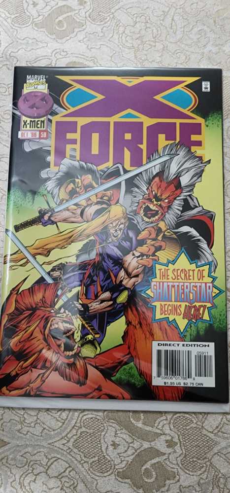 X-Force - Marvel Comics (59 - Oct 1996) comic book collectible [Barcode 759606017669] - Main Image 2