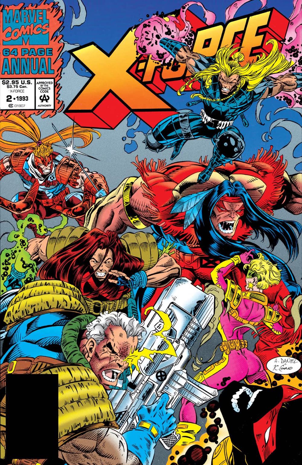 X-Force - Marvel (61 - Dec 1996) comic book collectible [Barcode 759606017669] - Main Image 4