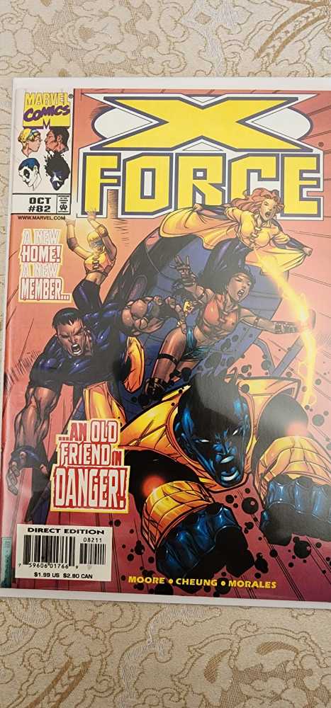 X-Force - Marvel (82 - Oct 1998) comic book collectible [Barcode 759606017669] - Main Image 2