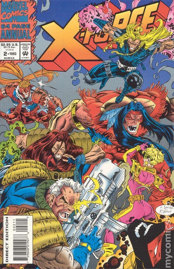 X-Force (1991) - Marvel (89 - Apr 1999) comic book collectible [Barcode 759606017669] - Main Image 3