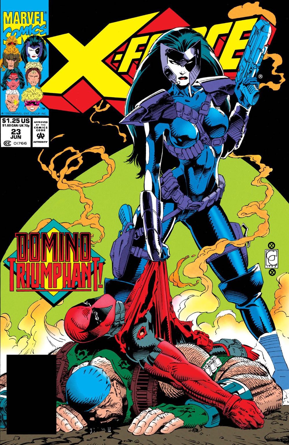 X-Force (1991) - Marvel Comics (92 - Jul 1999) comic book collectible [Barcode 074808017669] - Main Image 3