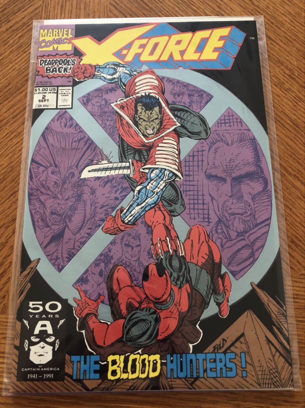 X-Force - Marvel Comics (2 - Sep 1991) comic book collectible [Barcode 759606017669] - Main Image 3