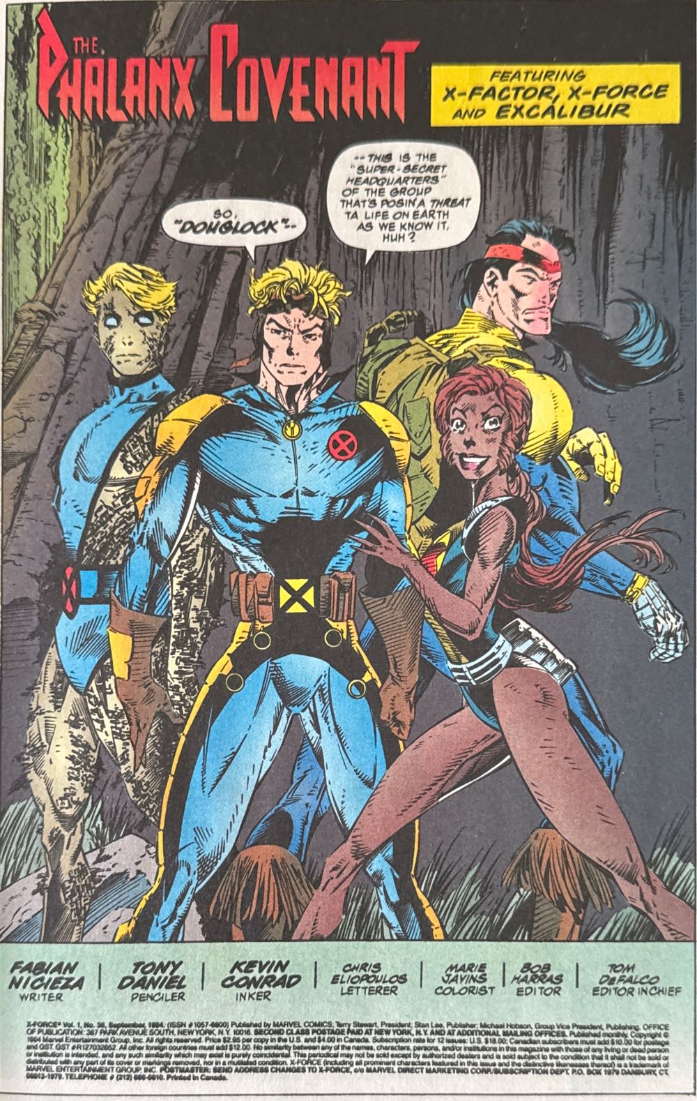 X-Force - Marvel Comics (38 - Sep 1994) comic book collectible [Barcode 75960601766903821] - Main Image 3