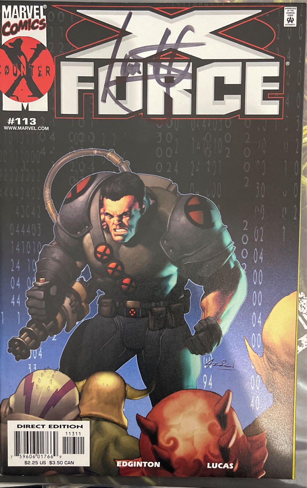 X-Force (Vol. 1) - Marvel Comics (113 - Apr 2001) comic book collectible [Barcode 75960601766911311] - Main Image 2