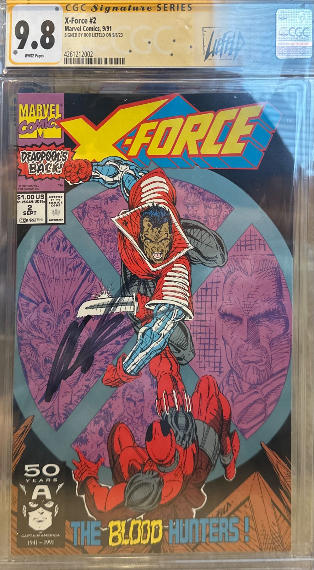 X-FORCE - Marvel Comics (2 - Sep 1991) comic book collectible - Main Image 2