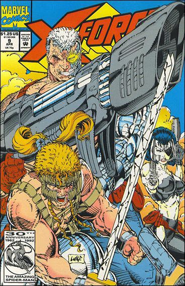 X-Force #9  (9 - Apr 1992) comic book collectible [Barcode 759606017669] - Main Image 1