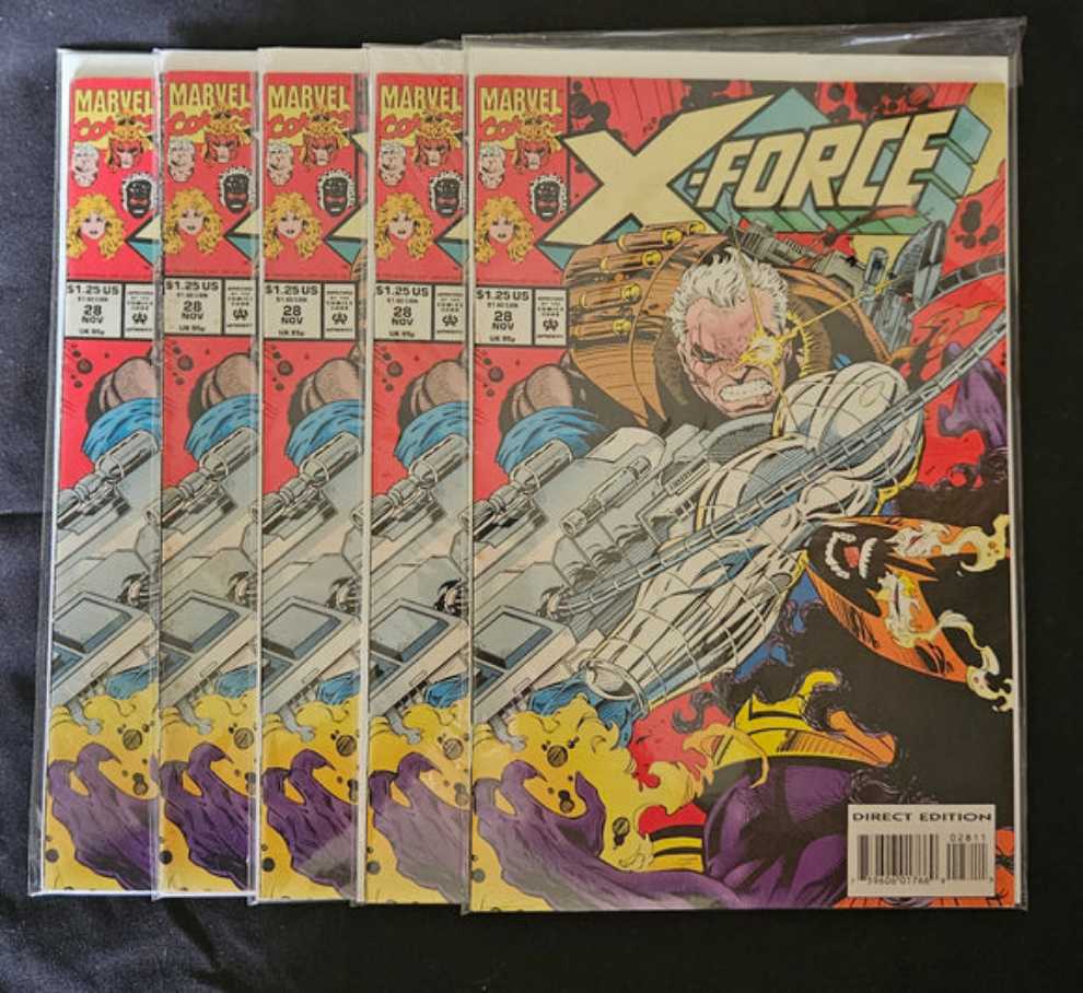 X-Force - Marvel Comics (28 - 11/1993) comic book collectible [Barcode 75960601766902811] - Main Image 3