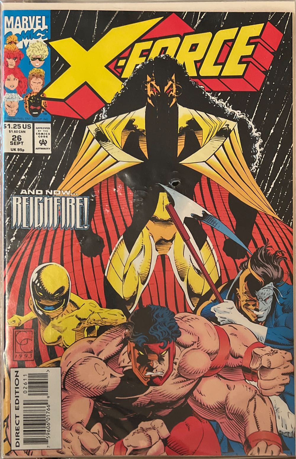 X-Force - Marvel (26 - Sep 1993) comic book collectible [Barcode 75960601766902611] - Main Image 4