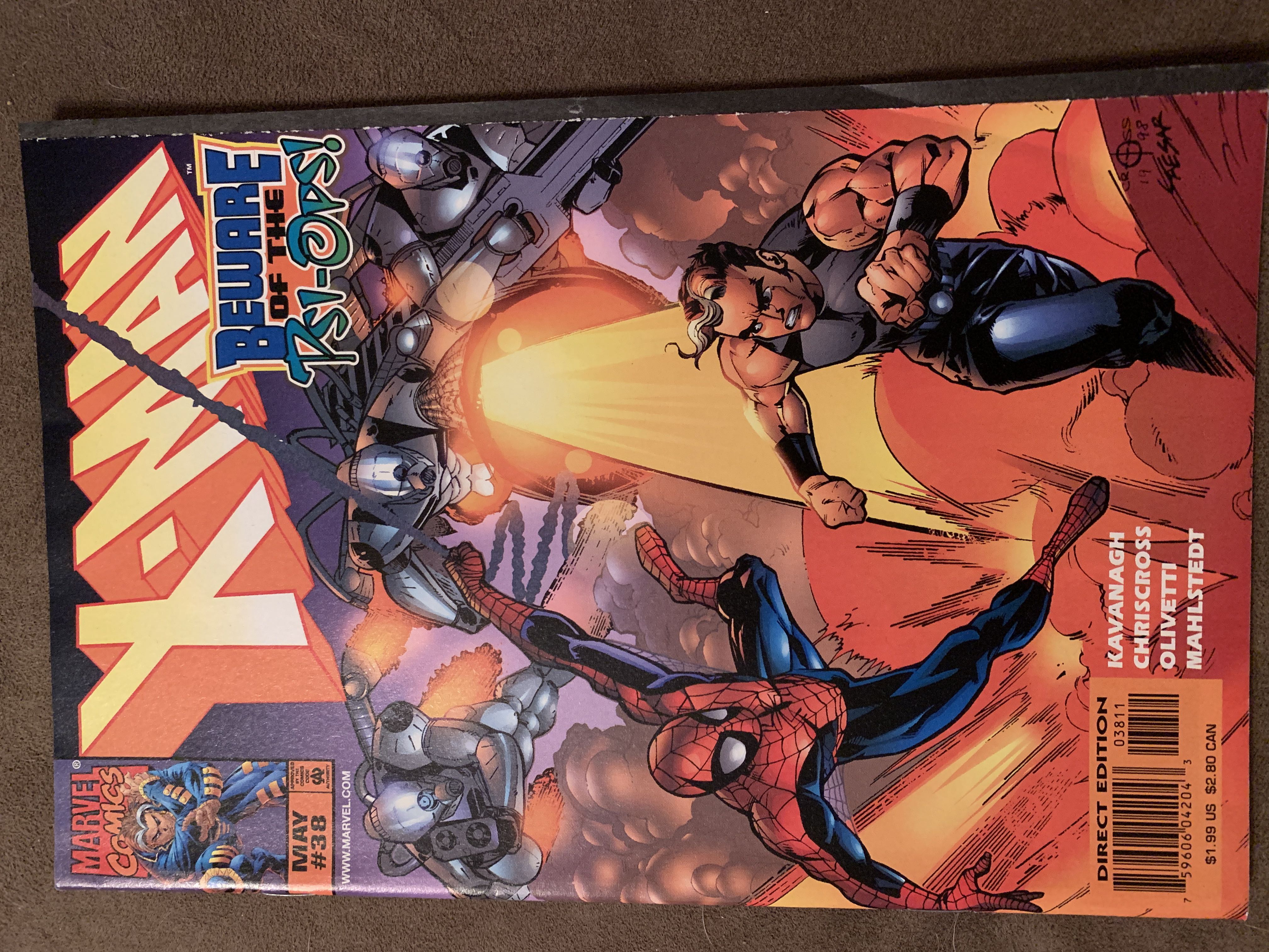 X-Man - Marvel Comics Group (38 - May 1998) comic book collectible [Barcode 759606042043] - Main Image 2