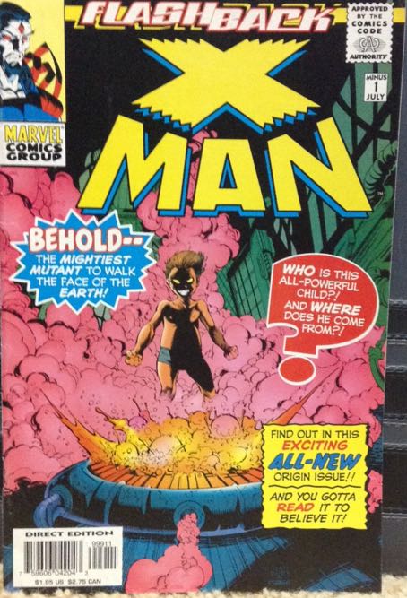X-Man - Marvel (1 - Jul 1996) comic book collectible [Barcode 5178600042043] - Main Image 1