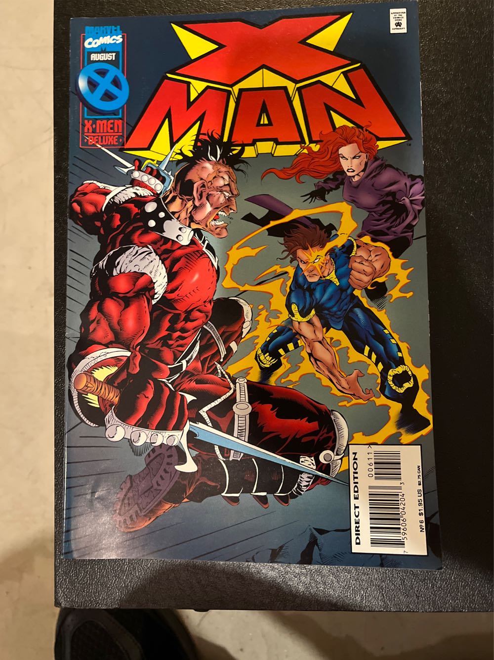 X-Man - Marvel Comics (6 - 08/1995) comic book collectible [Barcode 75960604204300611] - Main Image 2