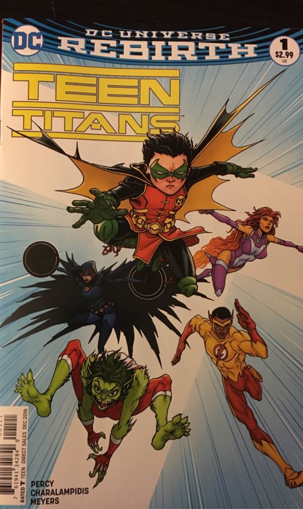 Teen Titans - DC Comics Inc. (1 - Nov 2016) comic book collectible [Barcode 761941342849] - Main Image 1