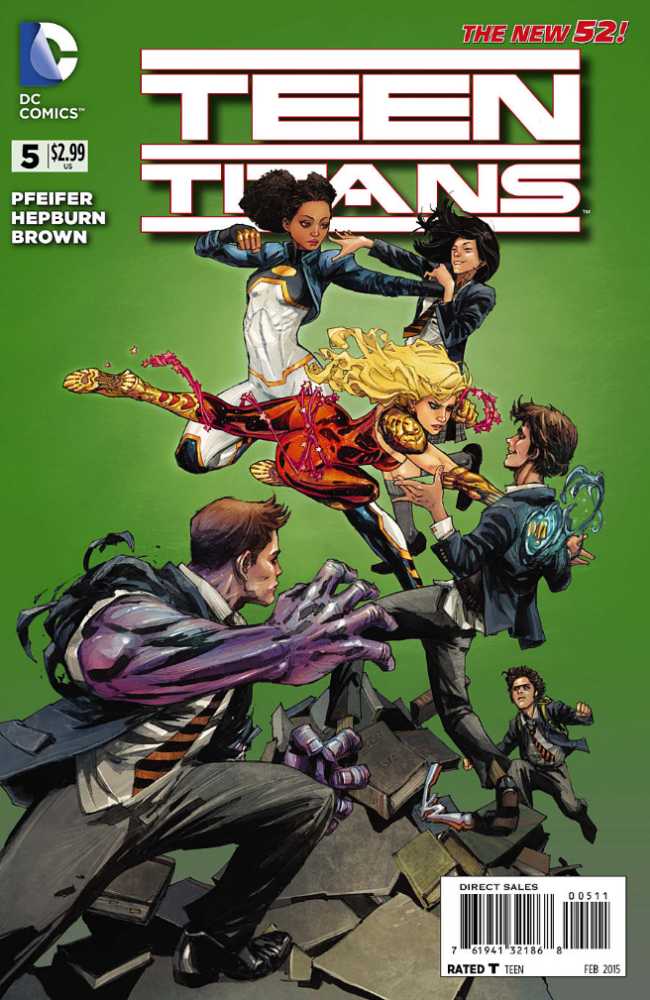 Teen Titans - DC Comics (5 - Mar 2012) comic book collectible [Barcode 76194130522600511] - Main Image 3