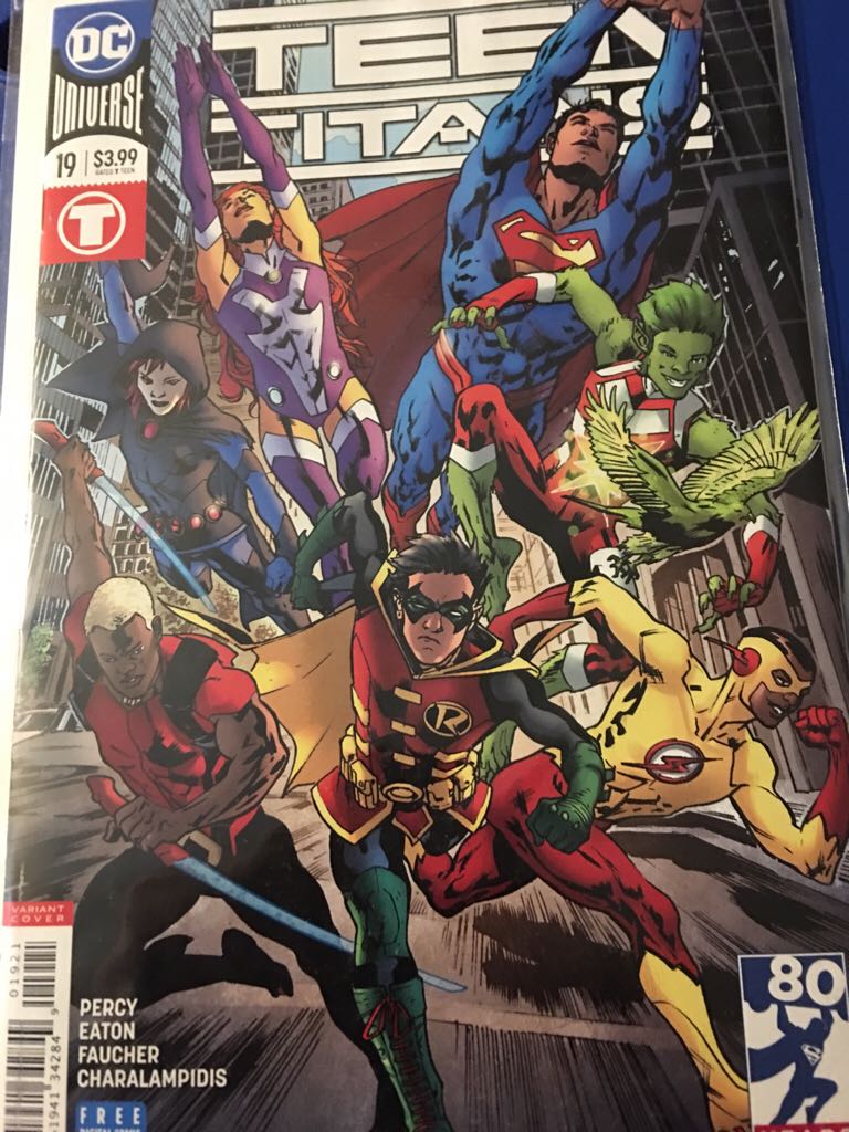 Teen Titans (2016) - DC Comics (19 - Jun 2018) comic book collectible [Barcode 76194134284901921] - Main Image 1