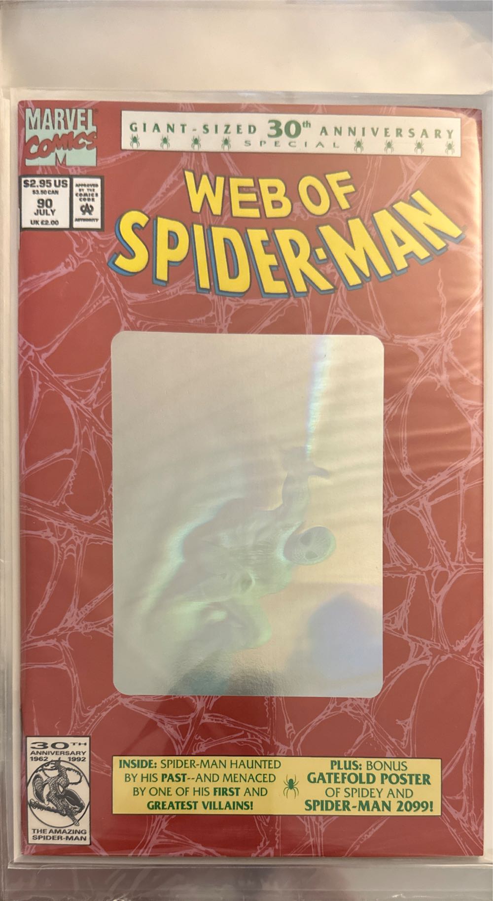 Web of Spider-Man - Marvel Comics (90 - Oct 1992) comic book collectible [Barcode 071486025276] - Main Image 3