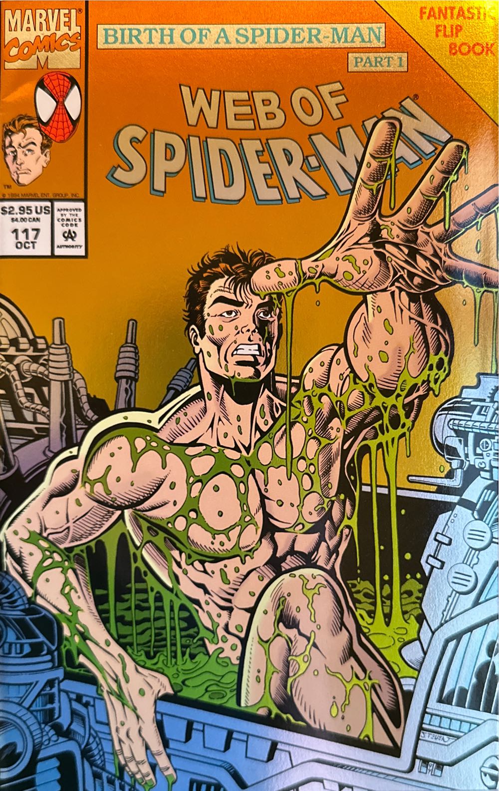 Web of Spider-Man - Marvel Comics (117 - Oct 1994) comic book collectible [Barcode 75960602527511721] - Main Image 4