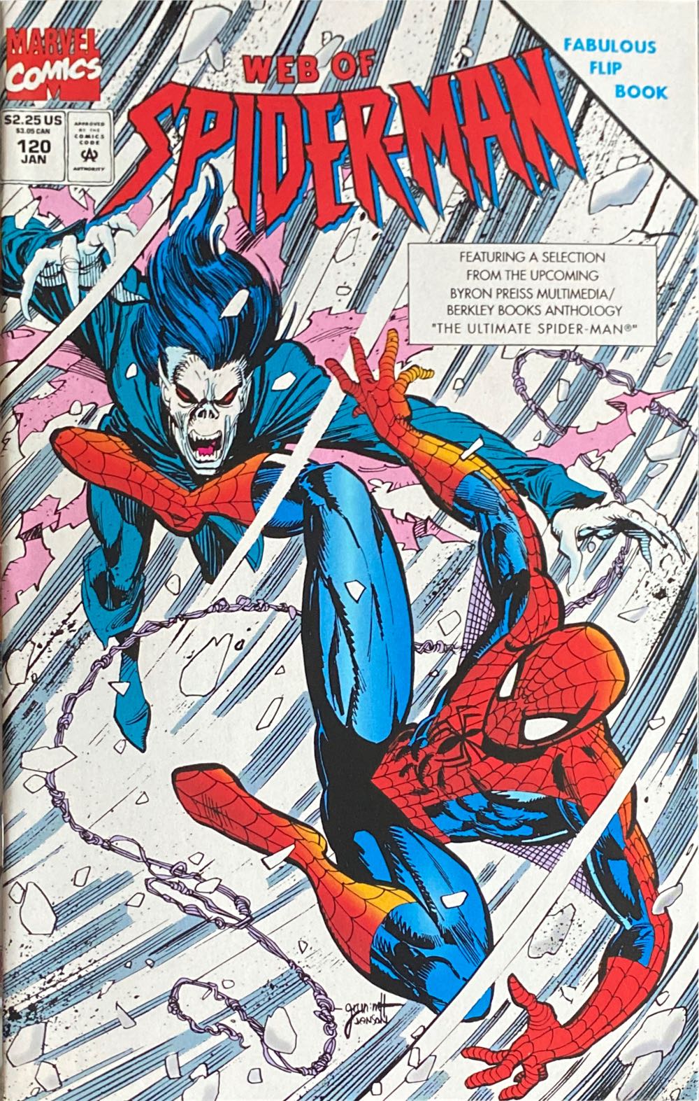Web Of Spider-man 120 - Web Of Spiderman* (120 - Jan 1995) comic book collectible [Barcode 75960602527512011] - Main Image 2