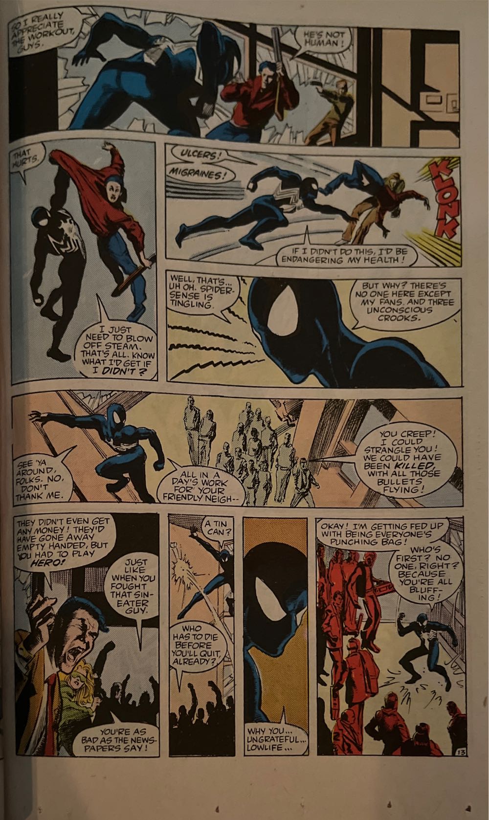 Web Of Spider-Man  #13 - Marvel (13 - Apr 1986) comic book collectible [Barcode 255414554866] - Main Image 3
