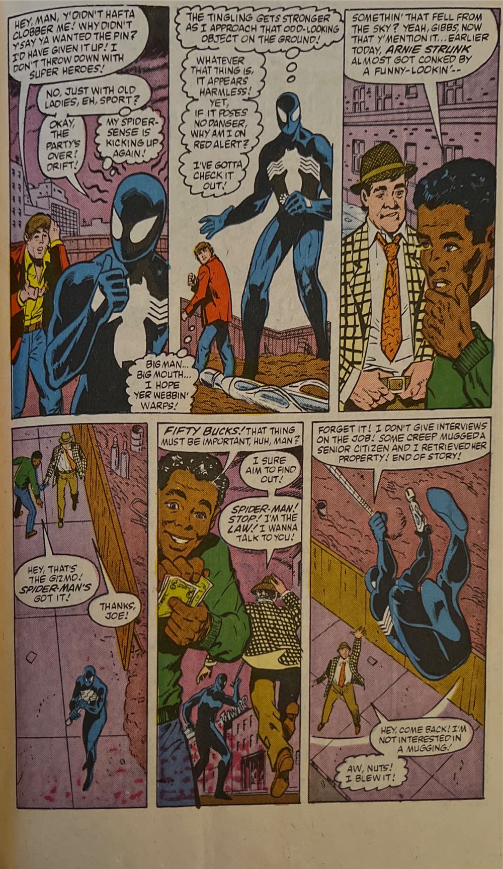 Web Of Spider-Man - Marvel (25 - Apr 1987) comic book collectible [Barcode 58257448] - Main Image 3