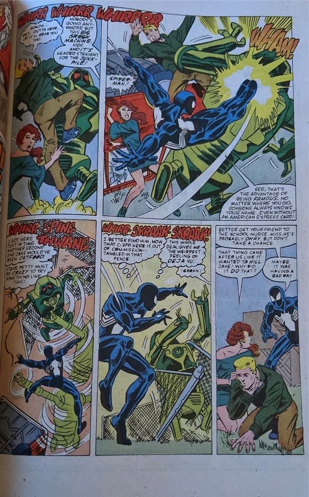 Web Of Spider-Man  #35 - Marvel (35 - Feb 1987) comic book collectible [Barcode 258514456] - Main Image 3