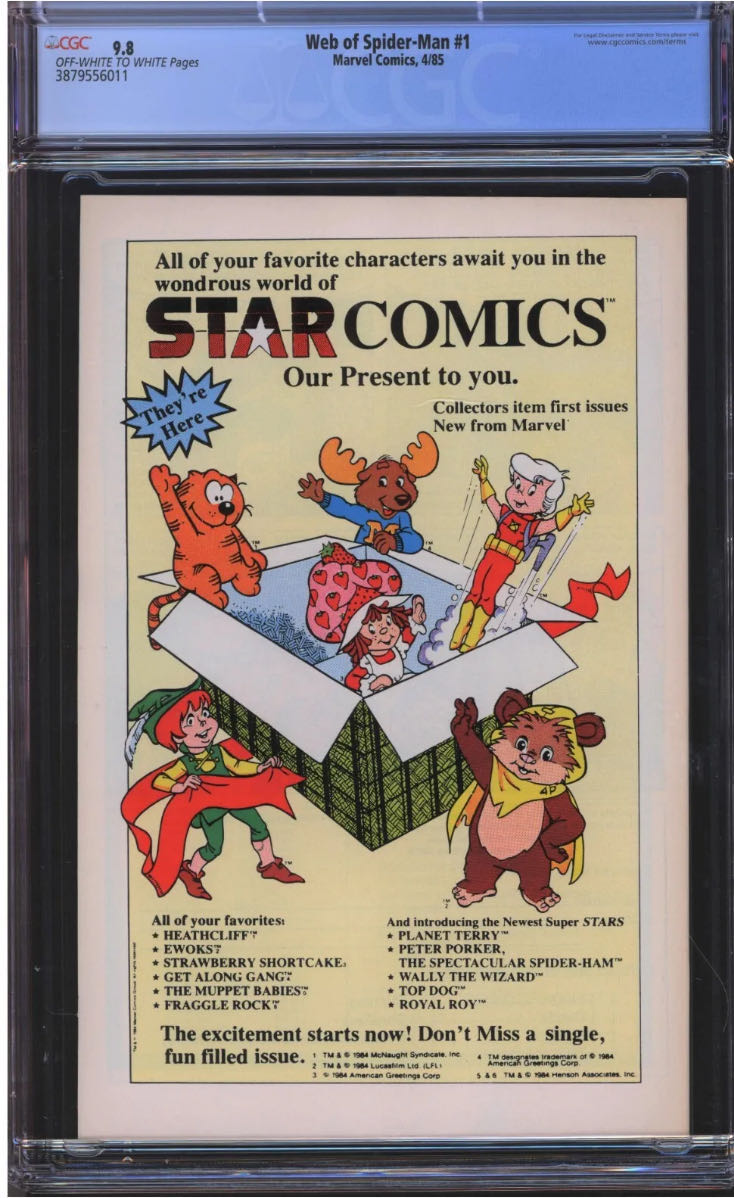 Web Of Spider-man - Marvel (1 - Apr 1985) comic book collectible [Barcode 7148602527] - Main Image 2