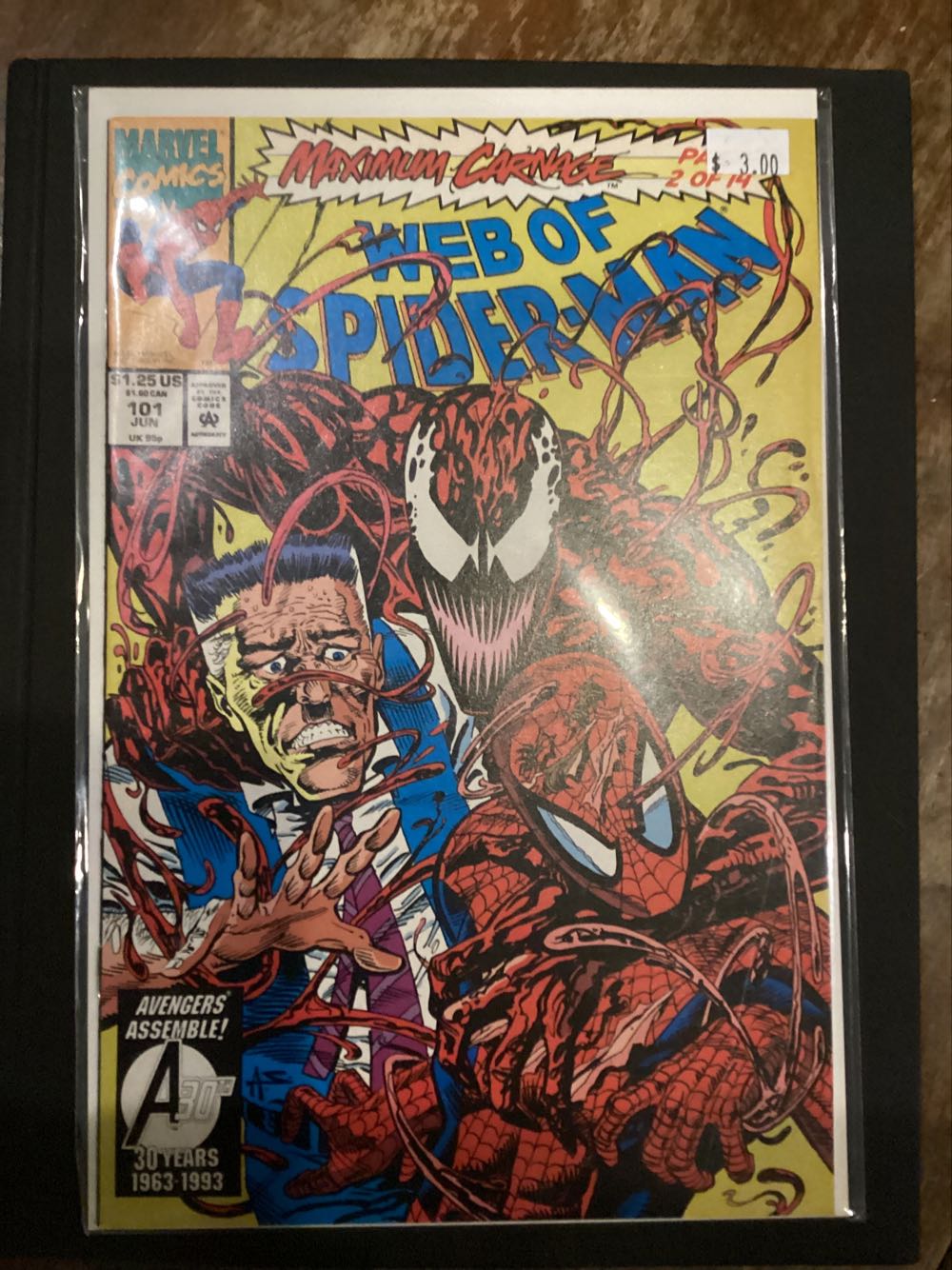 Web Of Spiderman - Marvel (101 - Jun 1993) comic book collectible [Barcode 071486025276] - Main Image 2