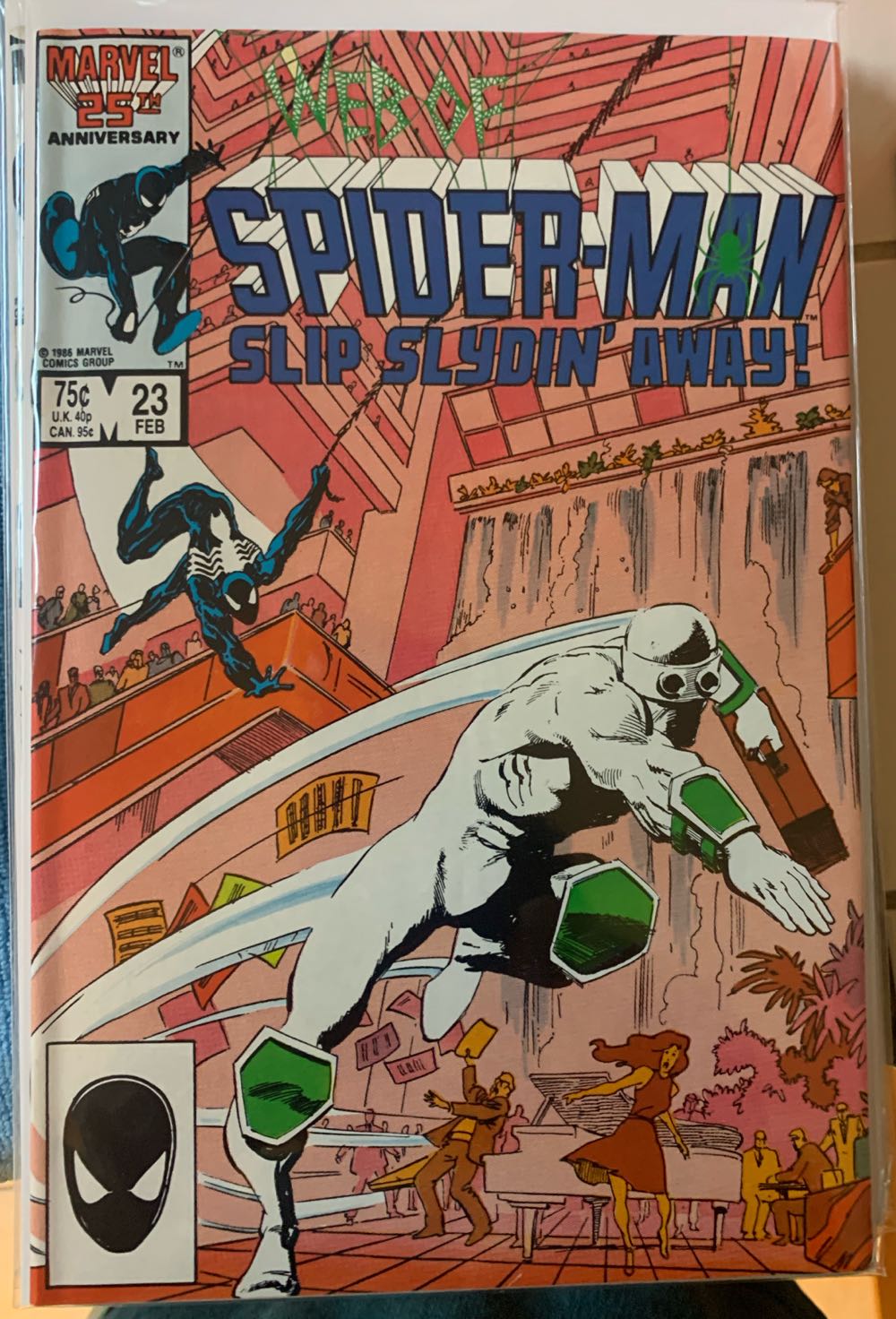 Web Of Spider-Man - Marvel (23 - Feb 1987) comic book collectible [Barcode 071486025276] - Main Image 3