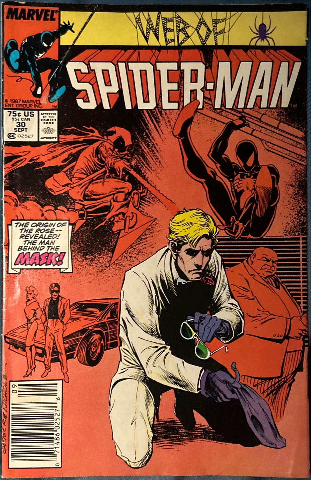 Web of Spider-Man - Marvel (30 - Sep 1987) comic book collectible [Barcode 071486025276] - Main Image 2