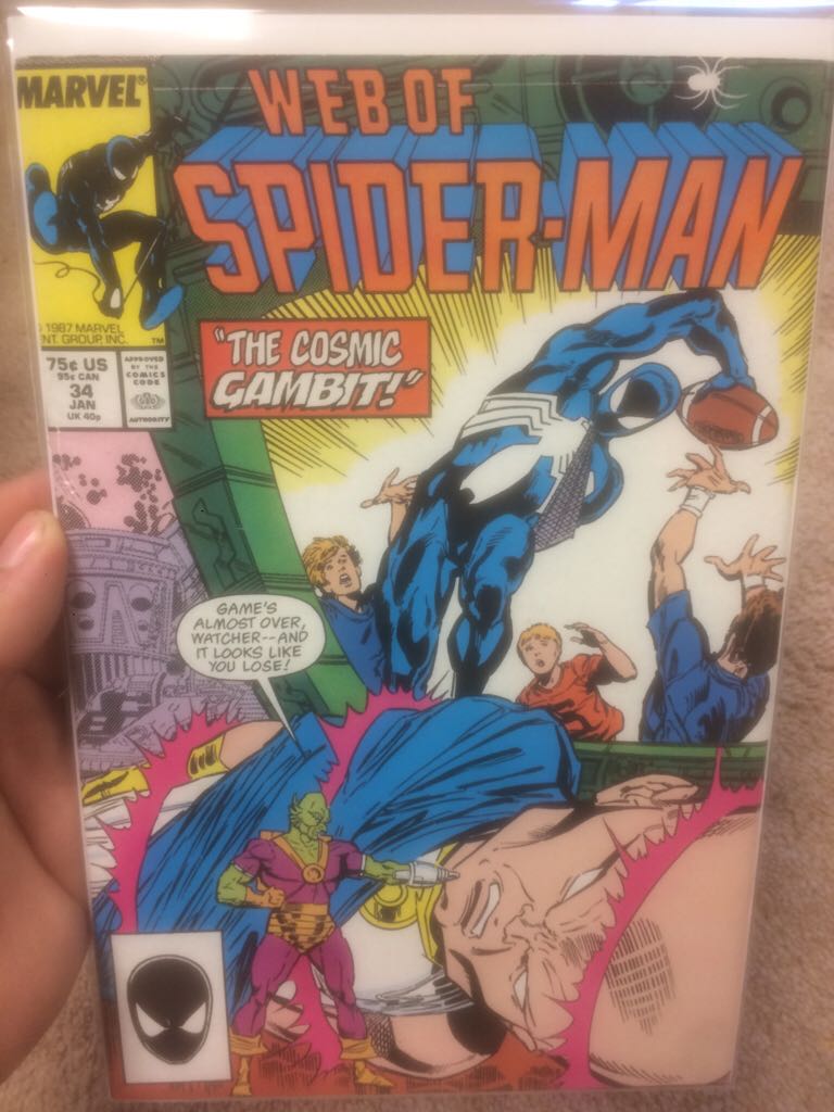 Web Of Spiderman  (34) comic book collectible [Barcode 759606025275] - Main Image 1