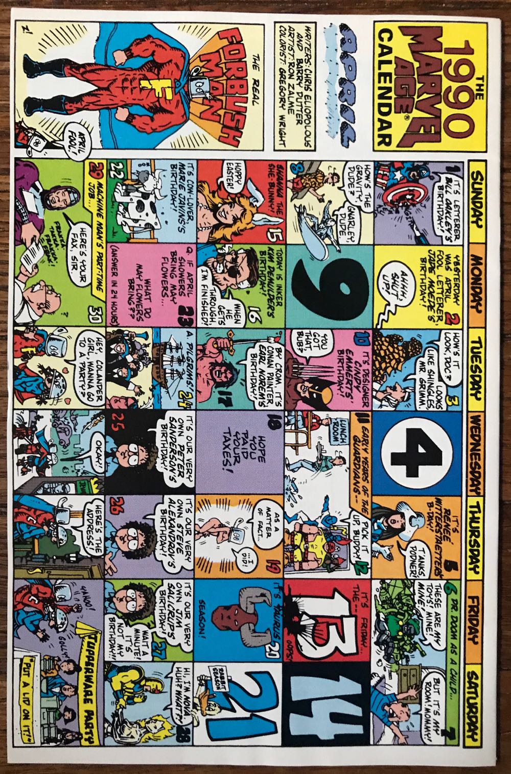 Marvel Age - Marvel (88 - May 1990) comic book collectible [Barcode 071486013976] - Main Image 2