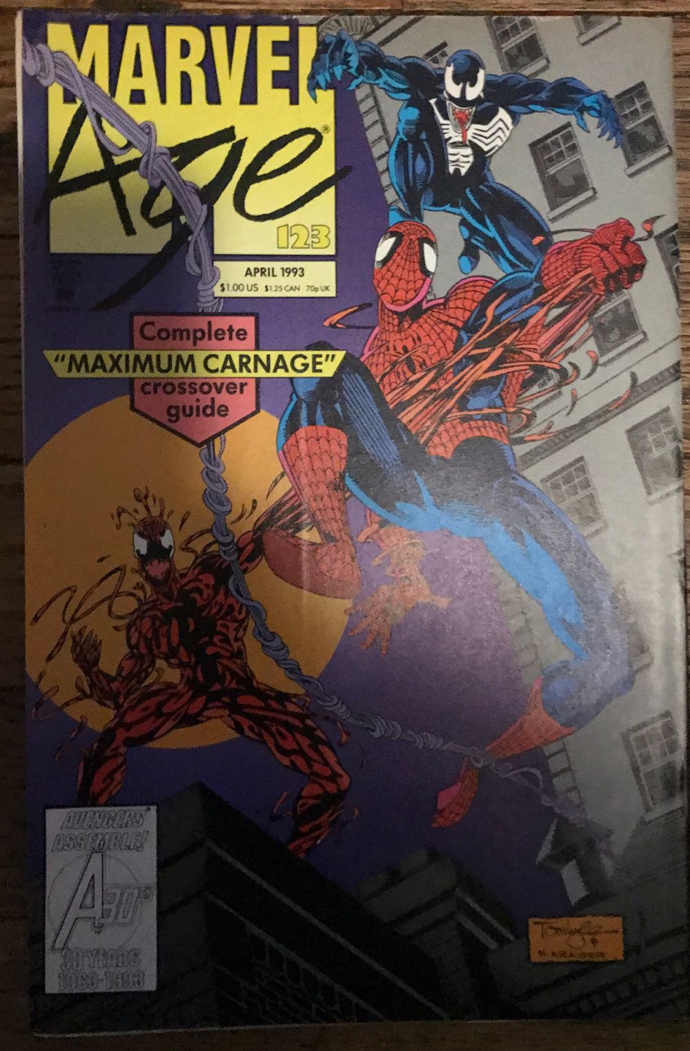 Marvel Age - Marvel Comics (123 - 04/1993) comic book collectible - Main Image 2