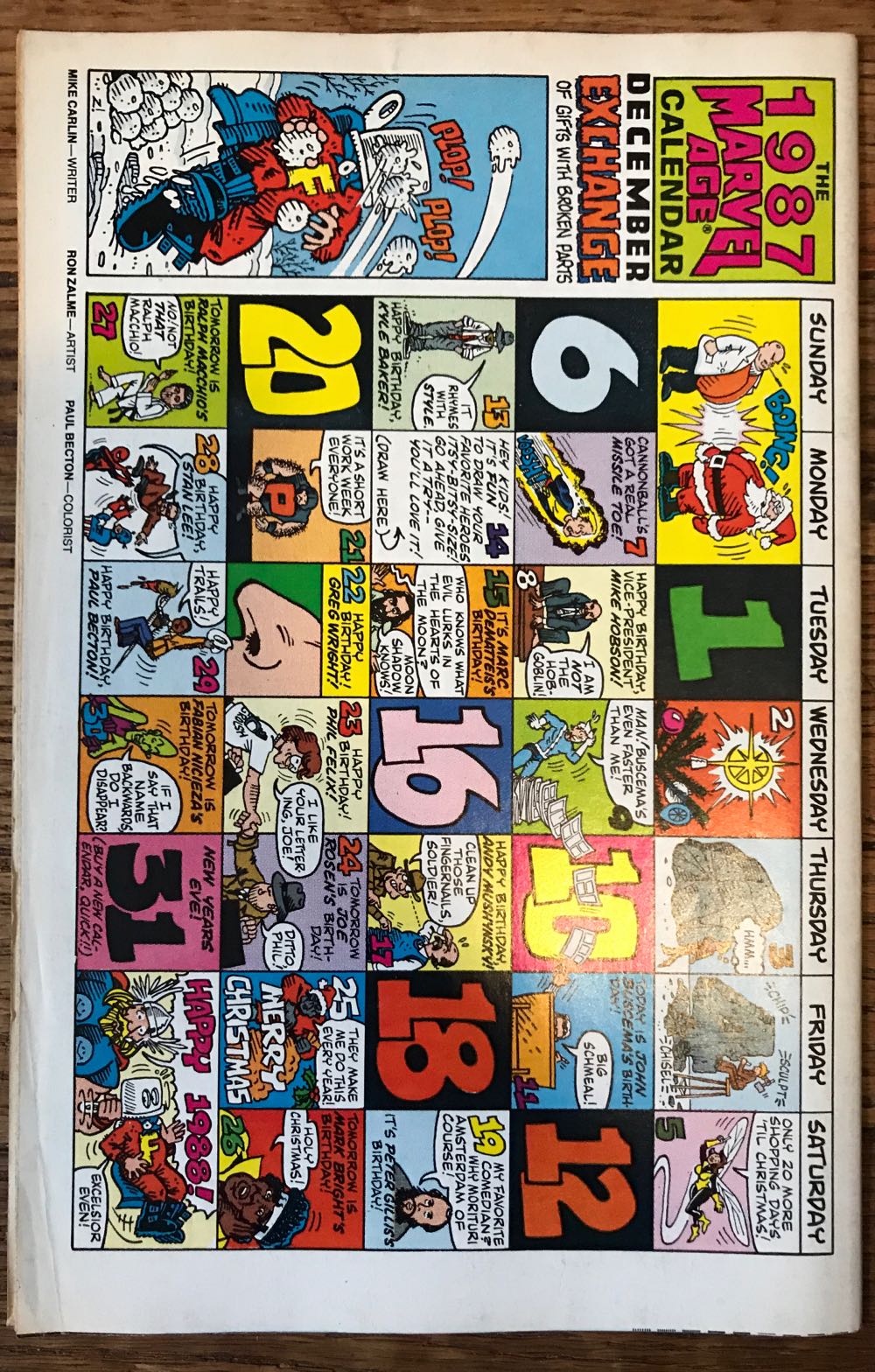 Marvel Age (1983) - Marvel (60 - 03/1988) comic book collectible - Main Image 2