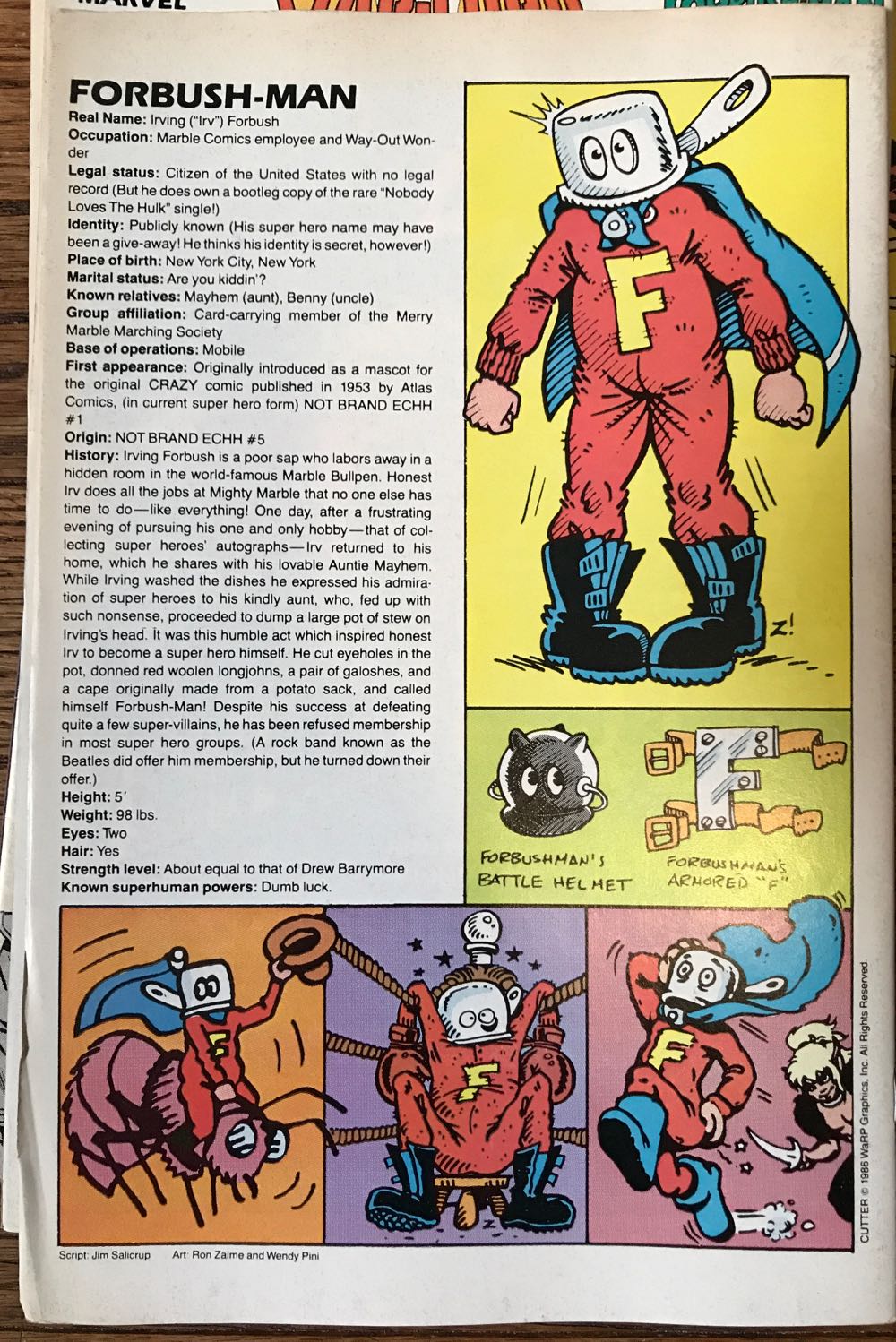 Marvel Age - Marval Comics (45 - Dec 1986) comic book collectible [Barcode 759606020430] - Main Image 2