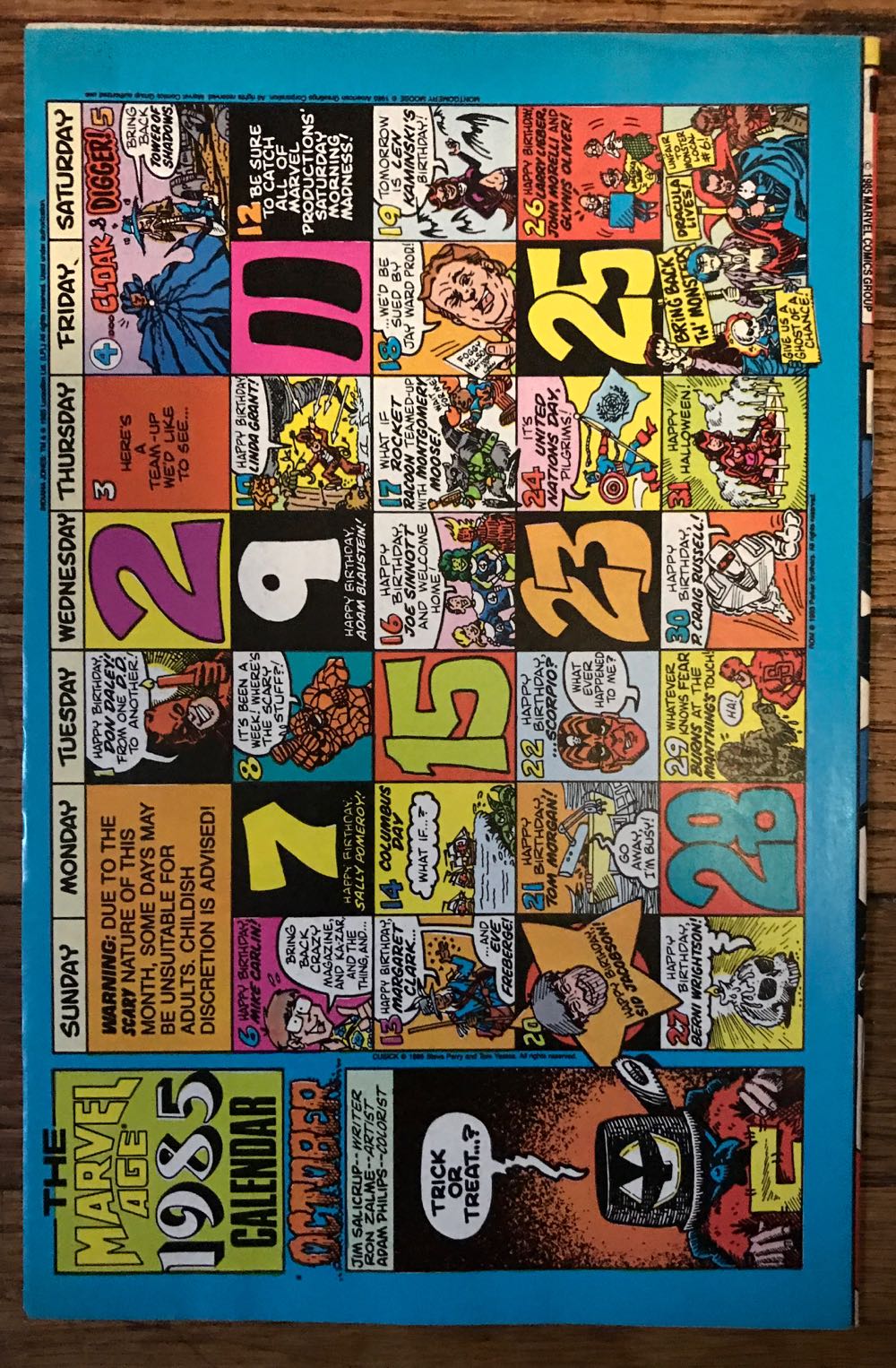Marvel Age - Marvel Comics (34 - Jan 1986) comic book collectible [Barcode 759606020430] - Main Image 2