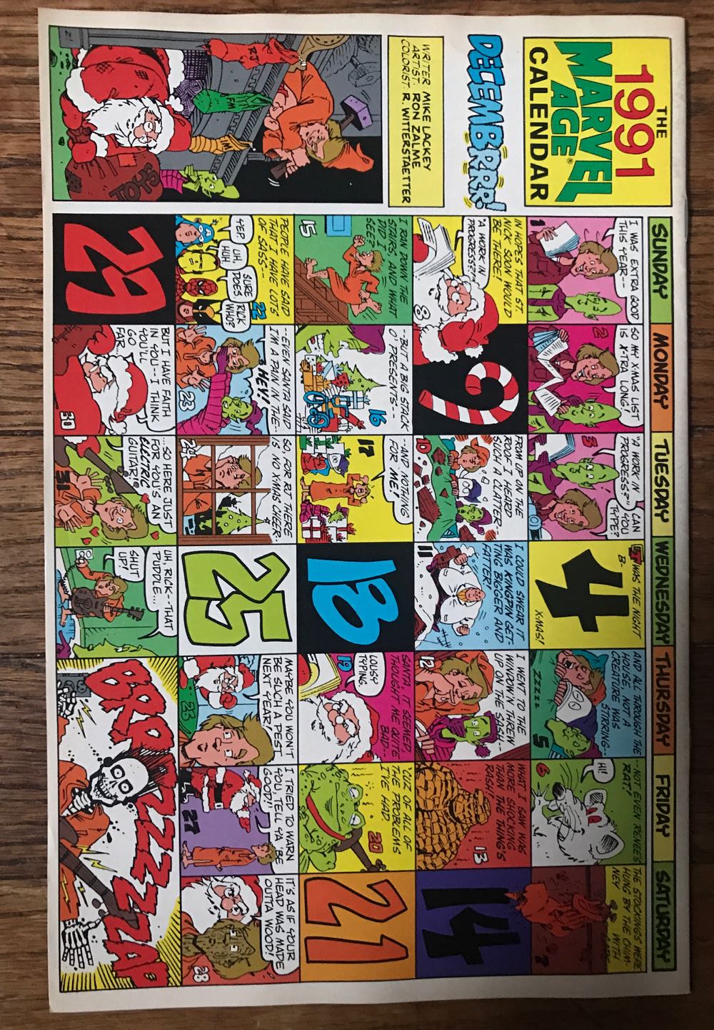 Marvel Age - Marvel Comics (108 - Jan 1992) comic book collectible [Barcode 759606020430] - Main Image 2