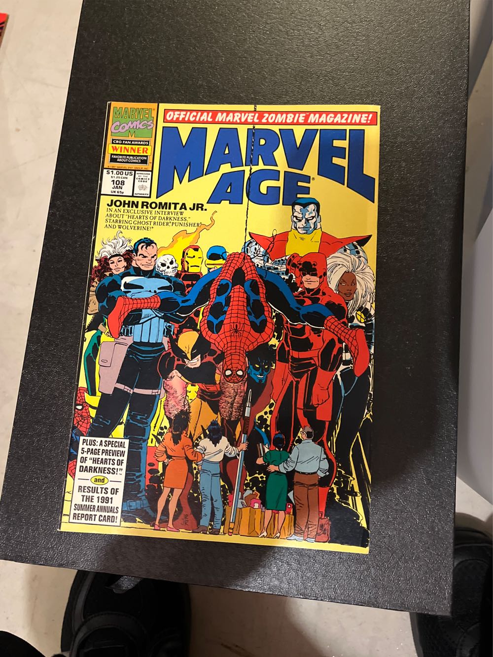 Marvel Age - Marvel Comics (108 - Jan 1992) comic book collectible [Barcode 759606020430] - Main Image 3
