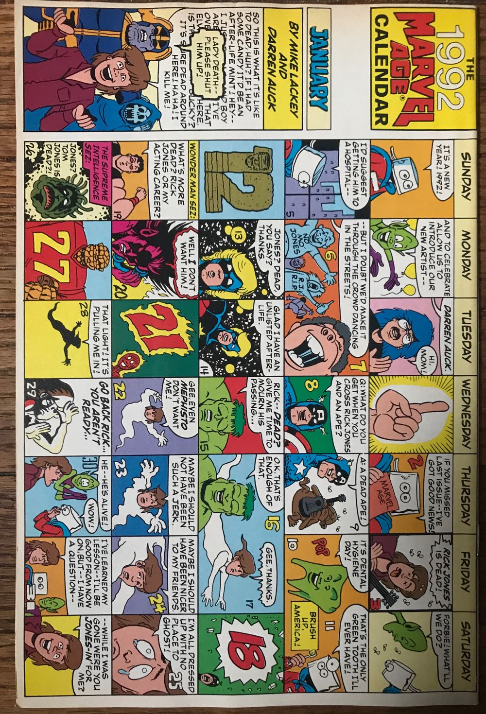 Marvel Age - Marvel (109) comic book collectible [Barcode 759606020430] - Main Image 2