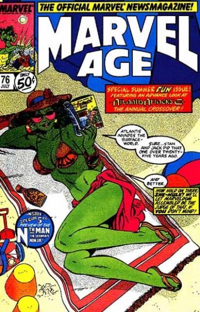 Marvel Age - Marvel Comics (71 - Feb 1989) comic book collectible [Barcode 759606020430] - Main Image 3